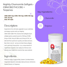 Load image into Gallery viewer, Nightly Chamomile Softgels-03