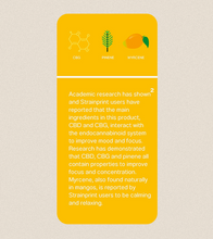 Load image into Gallery viewer, Refresh™- CBG + CBD Mango Gummy Drop-09