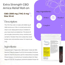 Load image into Gallery viewer, Extra Strength CBD 2000 Relief Roll-on-03
