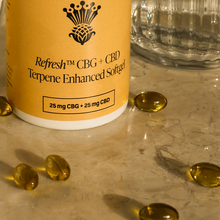 Load image into Gallery viewer, Refresh™ CBG + CBD Terpene Enhanced Softgels-05
