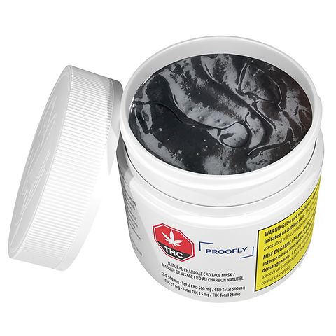 Natural Charcoal CBD Face Mask-01
